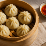 one pan dumpling ramen bake