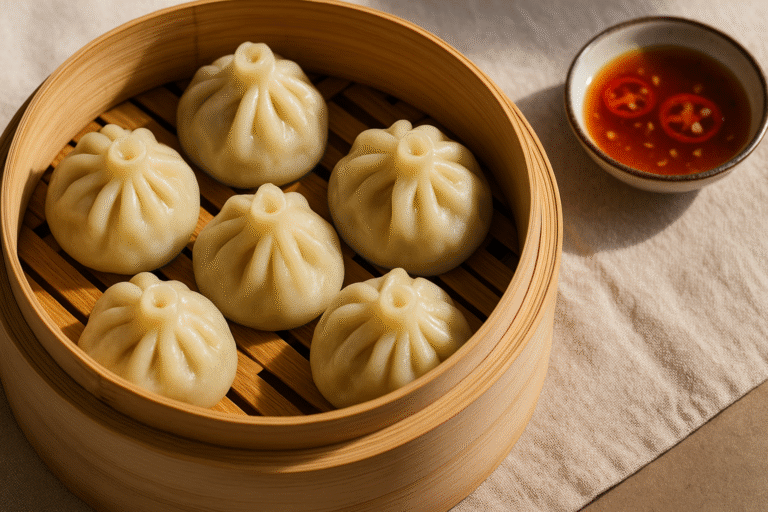 one pan dumpling ramen bake