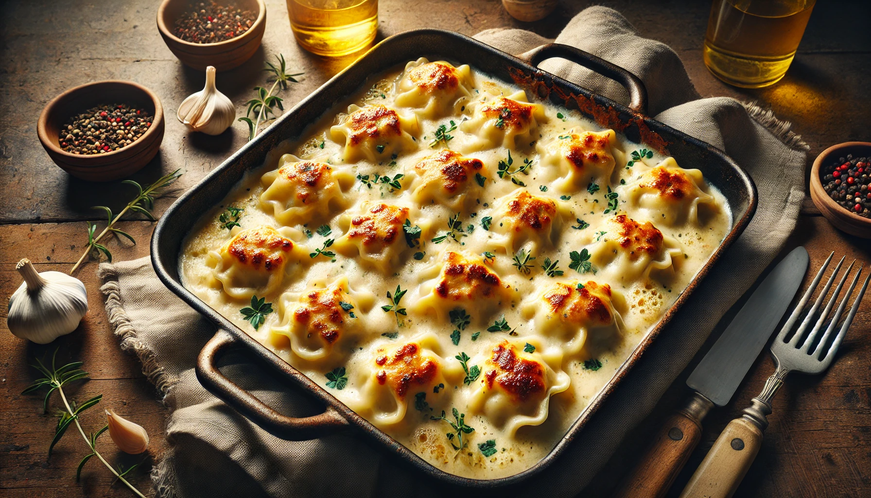 tiktok dumpling bake
